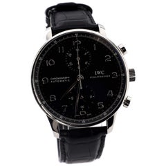 IWC Schaffhausen Portugieser Chronograph Automatic Watch Stainless Steel