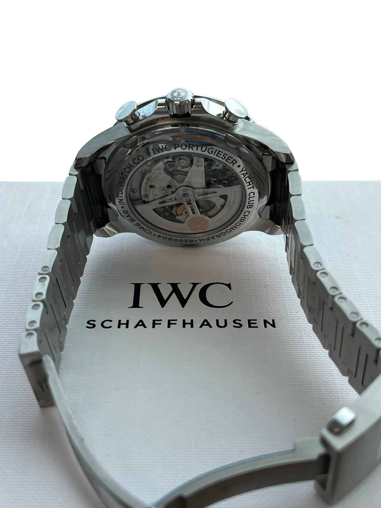 IWC Schaffhausen Portugieser Yacht Club Chronograph 44mm Watch IW390702 For Sale 8