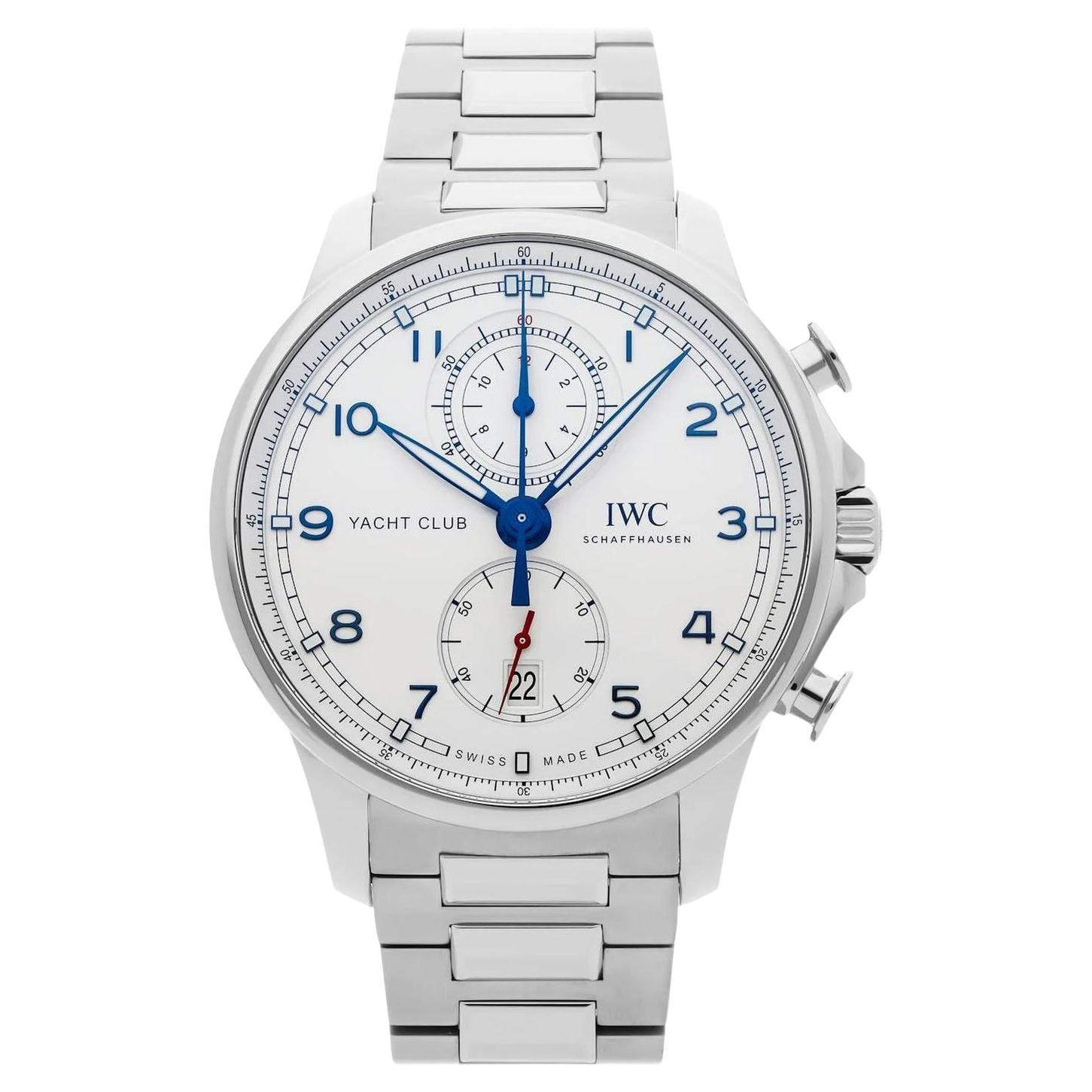 IWC Schaffhausen Portugieser Yacht Club Chronograph 44mm Watch IW390702 For Sale