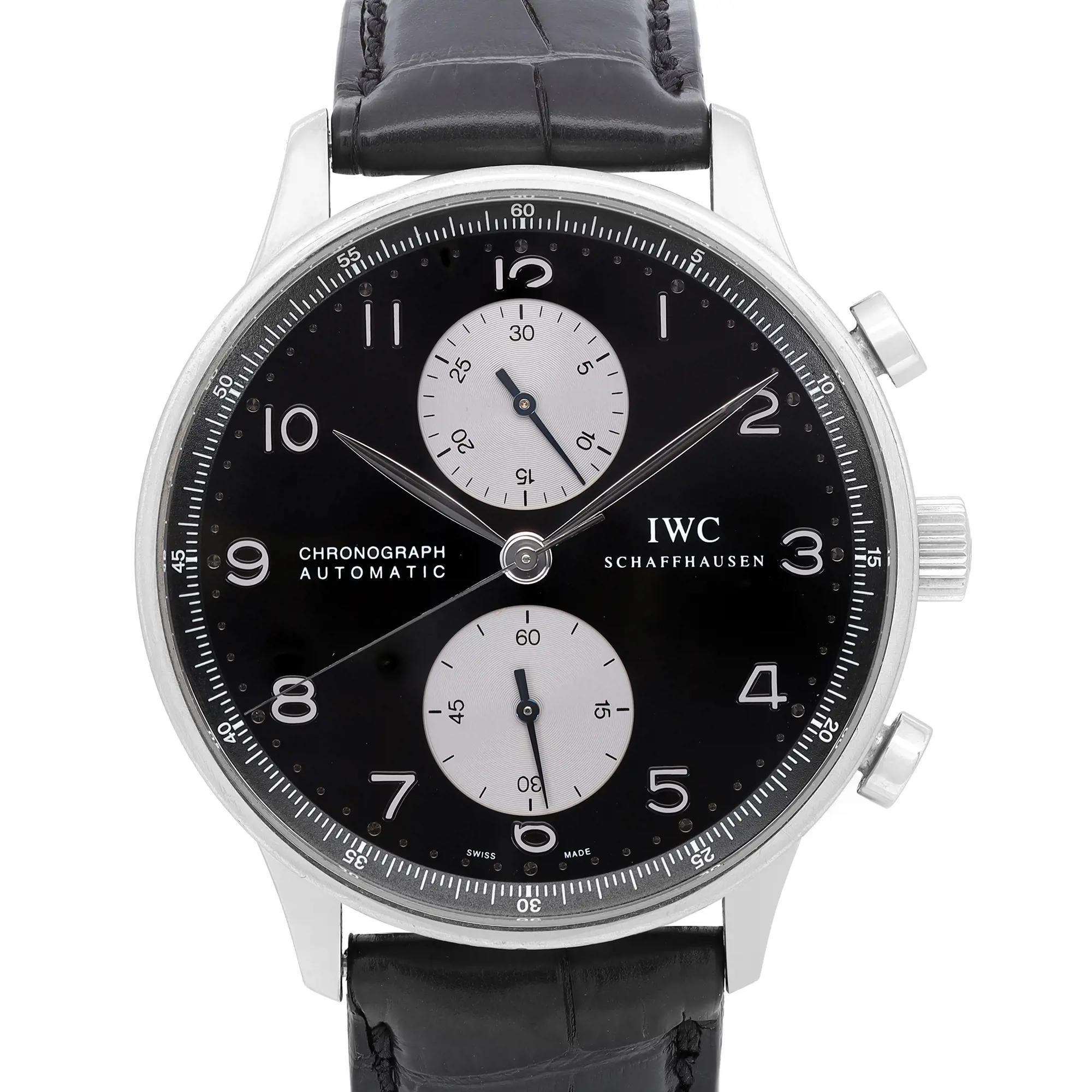 The watch is in excellent condition. The original box and paper are not included.

Brand: IWC  Type: Wristwatch  Department: Men  Model Number: IW371404  Country/Region of Manufacture: Switzerland  Style: Luxury  Model: IWC Schaffhausen Portuguese 