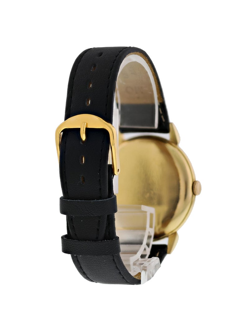 IWC Schaffhausen Vintage 18 Karat Yellow Gold Men's Watch ...