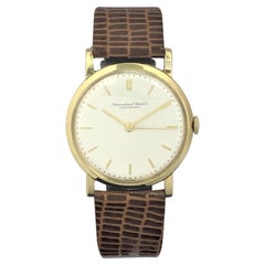 IWC Schaffhausen Yellow Gold Mechanical Vintage Wristwatch