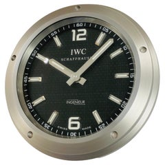 IWC SCHAFFHAUSSEN Ingenieur Wanduhr salle d'exposition Uhren-Wandleuchte