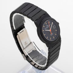 IWC SL Design Ladies Quartz Wristwatch, 26mm Case, Black Titanium, c 1985.