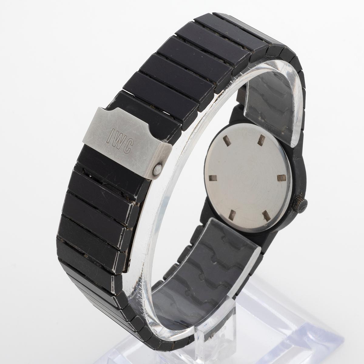 IWC SL Design Ladies Quartz Wristwatch, 26mm Case, Black Titanium, c 1985. For Sale 1