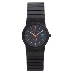 IWC SL Design Ladies Quartz Wristwatch, 26mm Case, Black Titanium, c 1985.