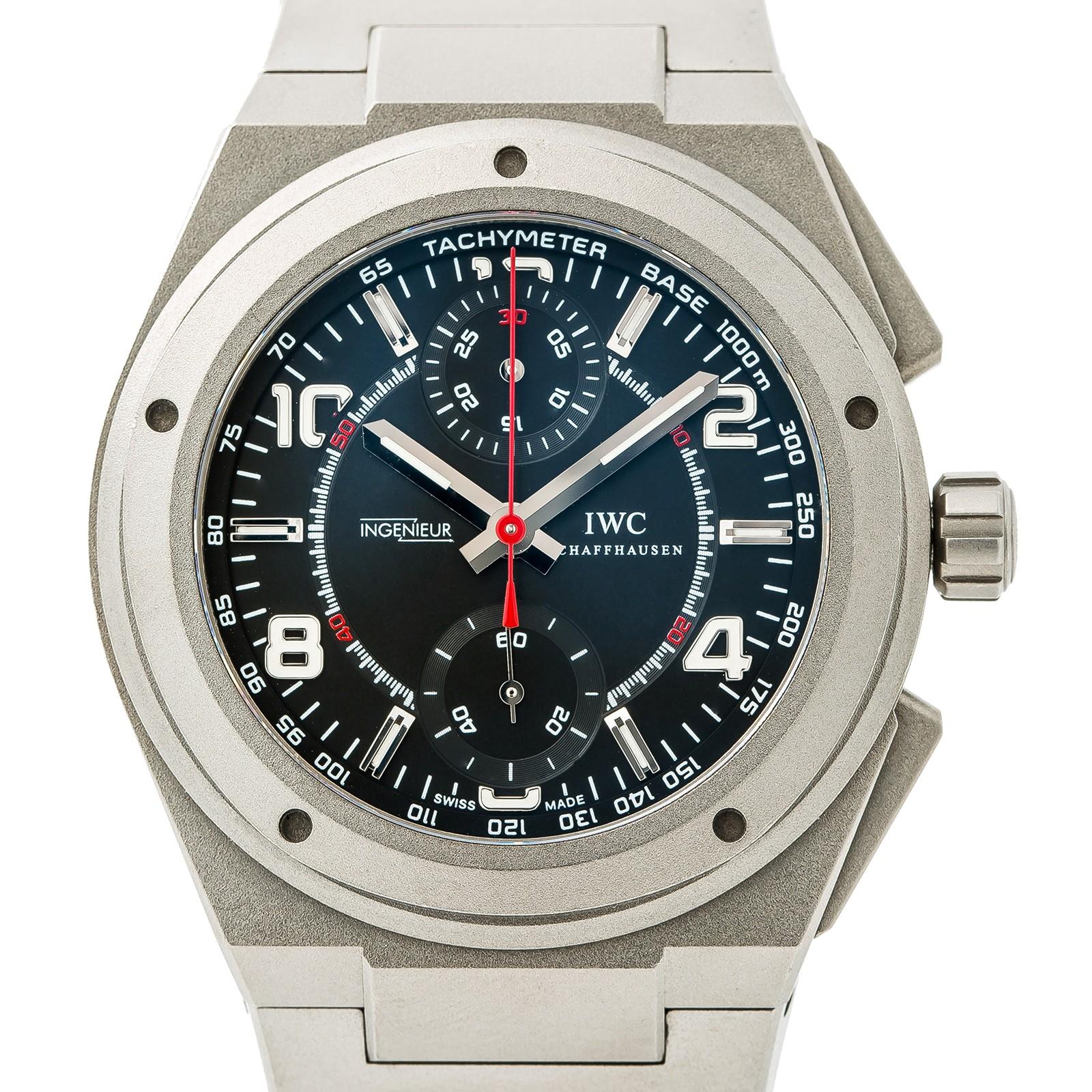 IWC Special Edition Ingenier AMG IW372504 Men's Automatic Watch Titanium In Excellent Condition For Sale In Miami, FL