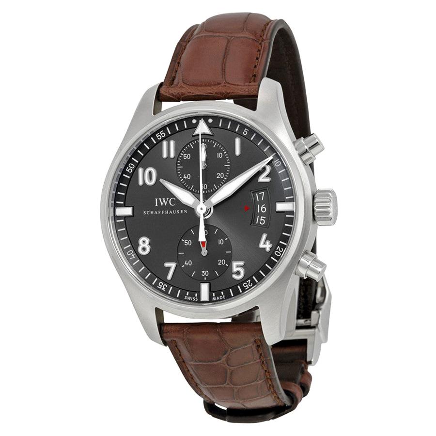 IWC Spitfire Chronograph Slate Grey Dial Men's Watch IW387802 For Sale