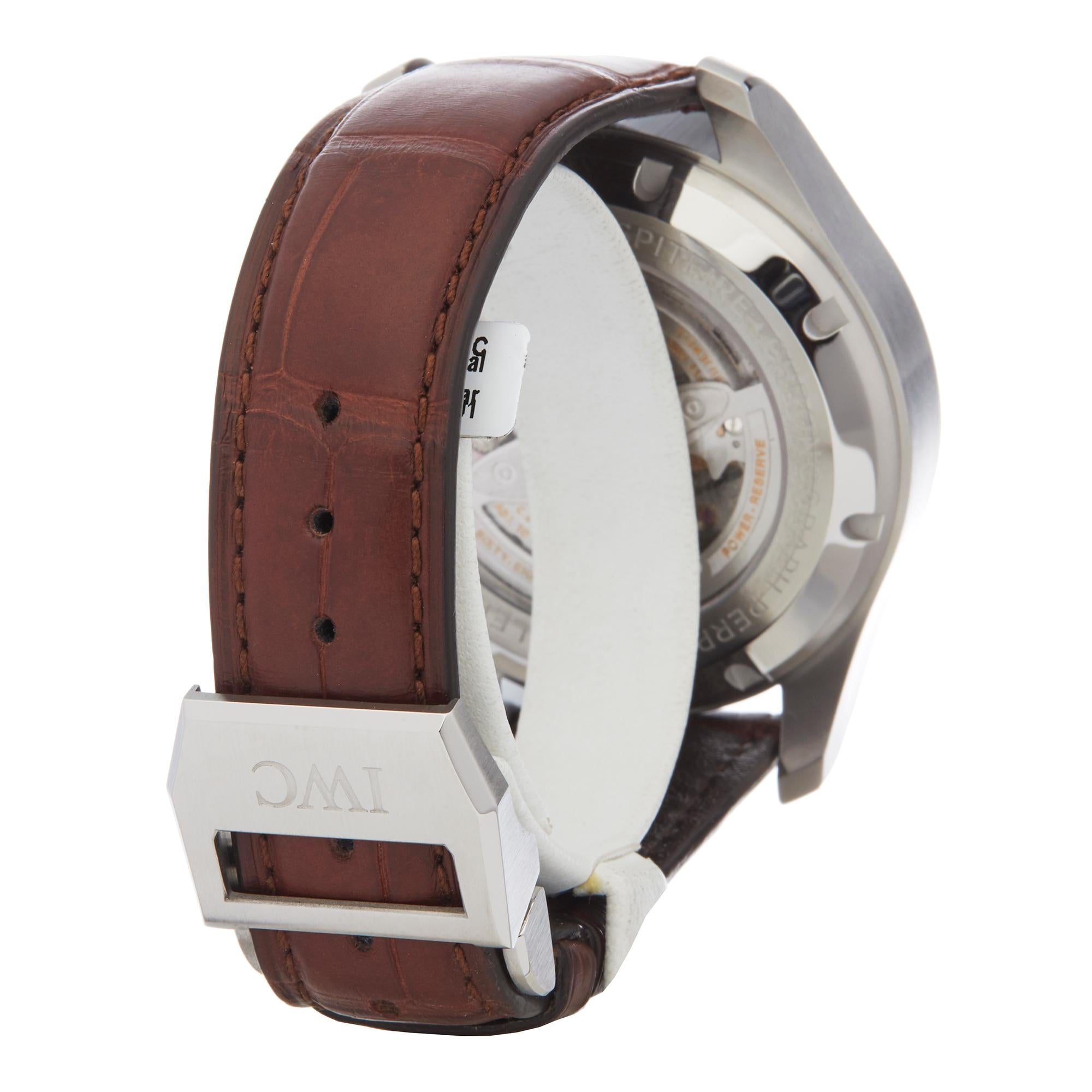 IWC Spitfire Perpetual Calendar Stainless Steel IW379107 1