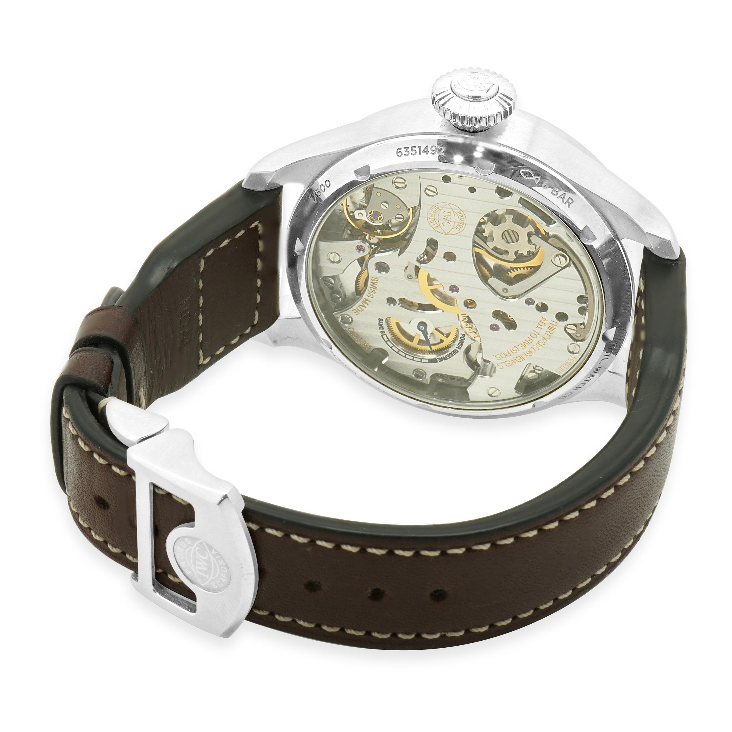 IWC Stainless Steel “Le Petit Prince’ Big Pilot 46mm In Excellent Condition In Scottsdale, AZ