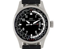 IWC Stainless Steel Pilot's Gents Watch Worldtimer IW326201
