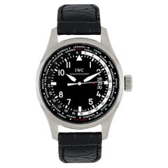 Used IWC Stainless Steel Pilot's Gents Watch Worldtimer IW326201