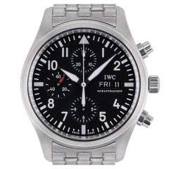 Used IWC Stainless Steel Pilot's Watch Chronograph IW371704