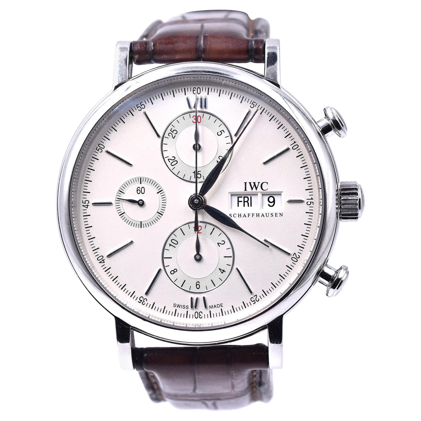 IWC Stainless Steel Portofino Chronograph