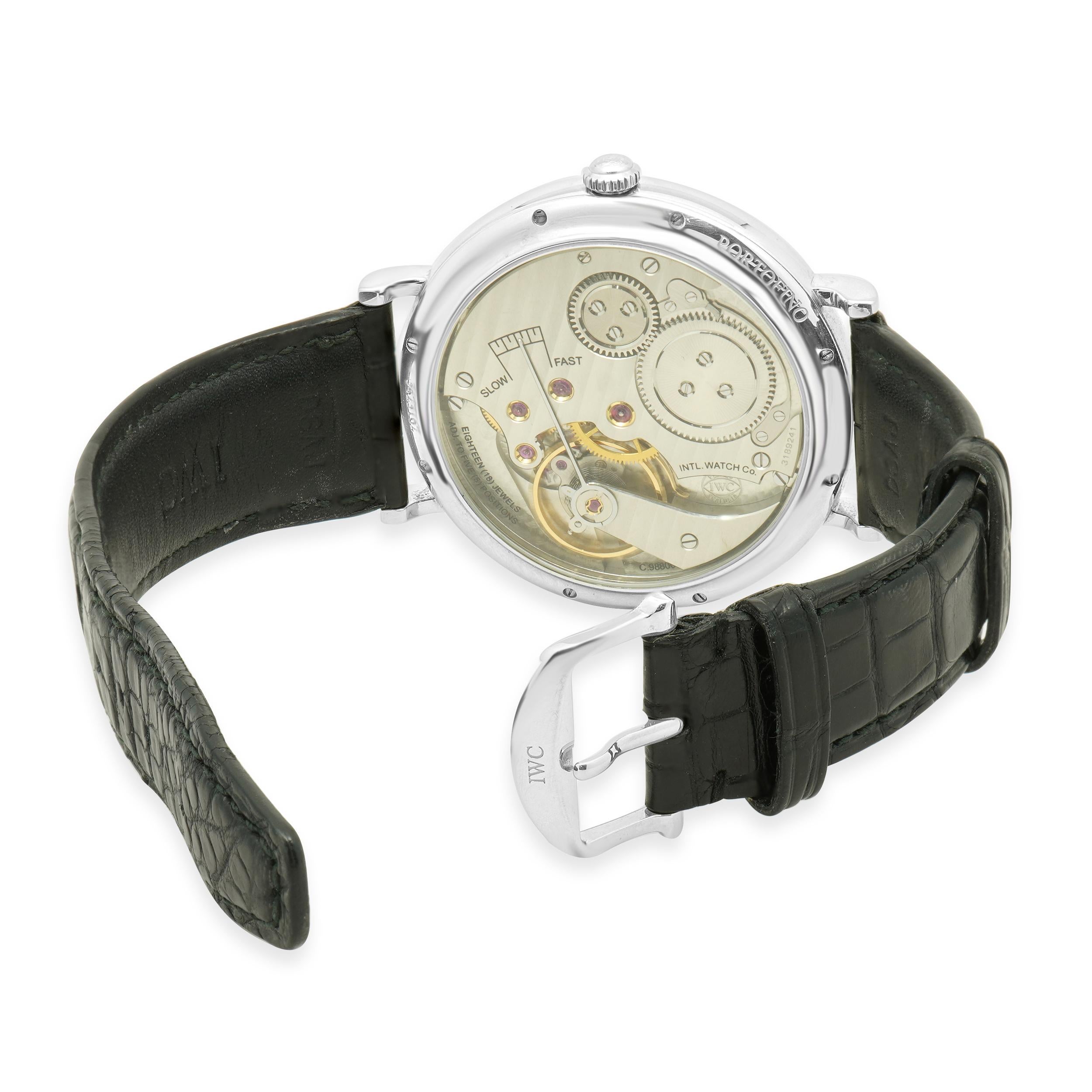 IWC Portofino Moonphase 46mm in acciaio inossidabile In condizioni ottime in vendita a Scottsdale, AZ