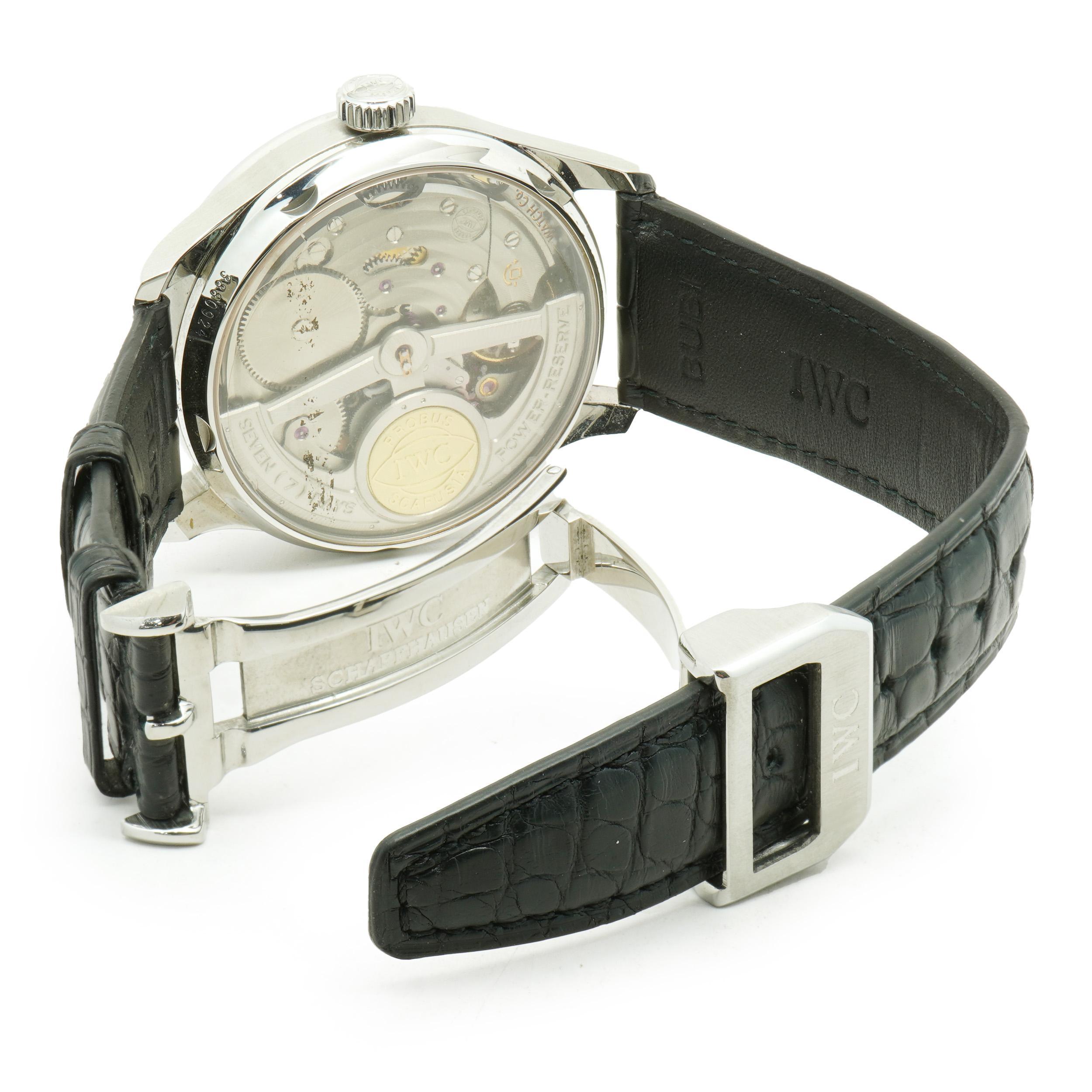 Men's IWC Stainless Steel Portugieser 7-Day