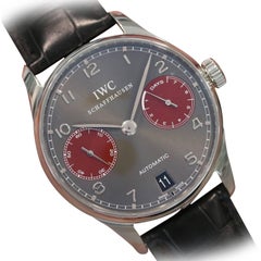 IWC Stainless Steel Portuguese Tribeca Film Festival Automatic Wristwatch Used IWC Stainless Steel Portuguese Tribeca Film Festival Automatic Wristwatch