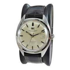 IWC Stainless Steel "Yacht Club" Automatic Date Model in New Condition, ca 1970s