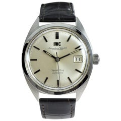 IWC Stainless Steel "Yacht Club" Automatic Date Model in New Condition ca 1970s