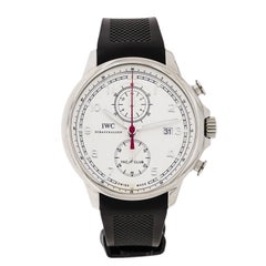 IWC Stainless Steel Yacht Club Chronograph self-winding Wristwatch
