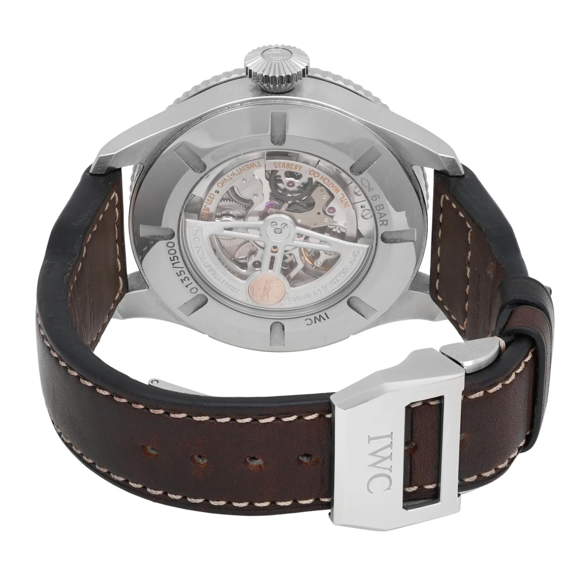 IWC Timezoner Le Petit Prince Edition Acier Cadran Bleu Hommes Montre limitée IW395503 en vente 1