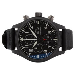 IWC TOP GUN Pilot’s Watch Day Date Chronograph 44.5mm IW389101 Black Ceramic