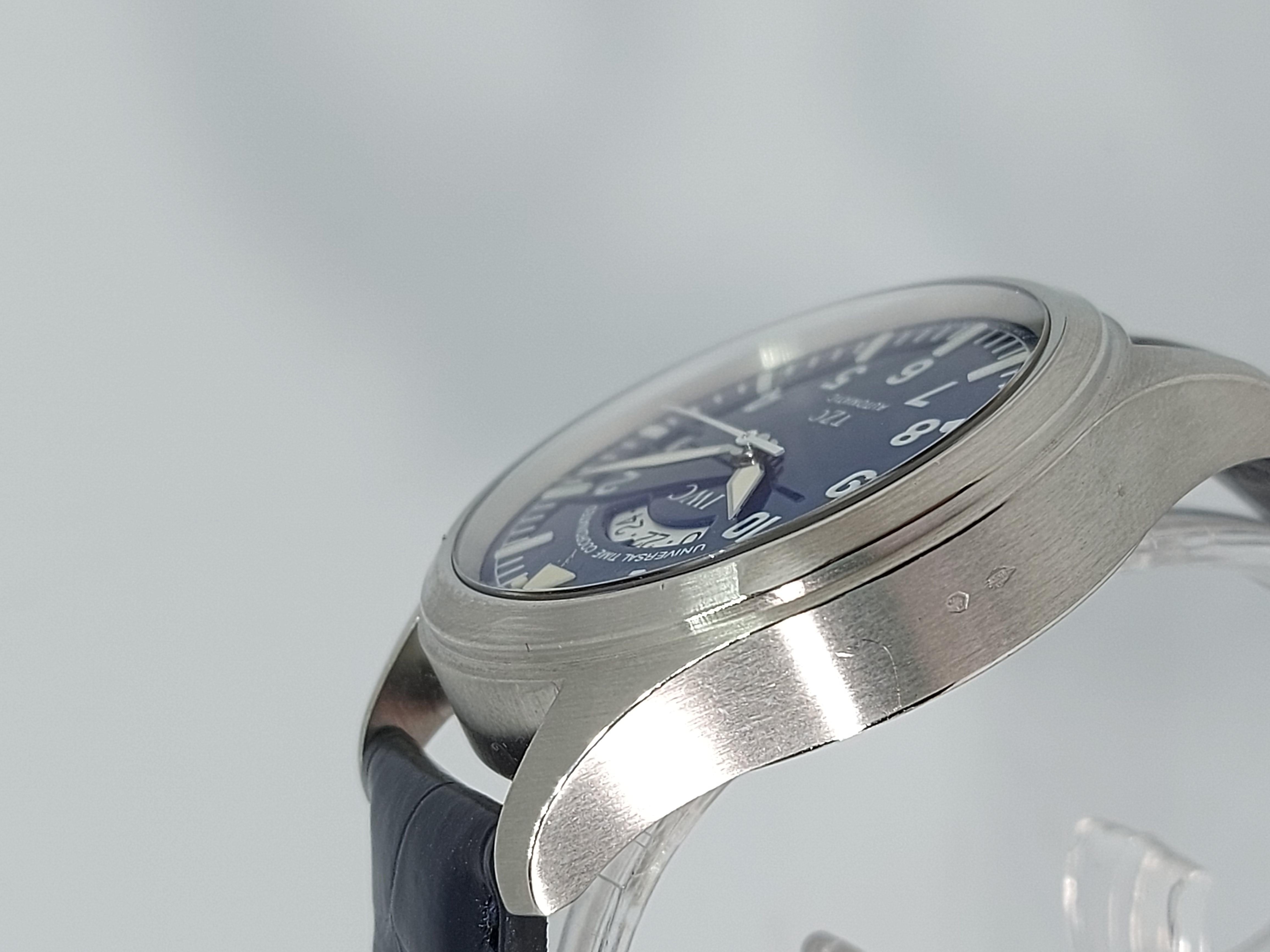 IWC TZC UTC Platin Limitierte Auflage GMT Fliegeruhr 3251-003 7
