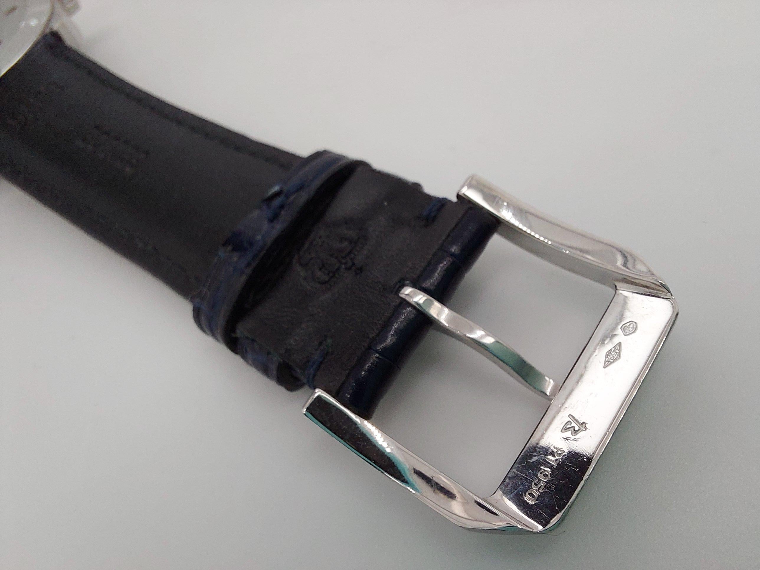 IWC TZC UTC Platin Limitierte Auflage GMT Fliegeruhr 3251-003 12