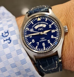 IWC TZC UTC Platinum Limited Edition GMT Fliegeruhr 3251-003
