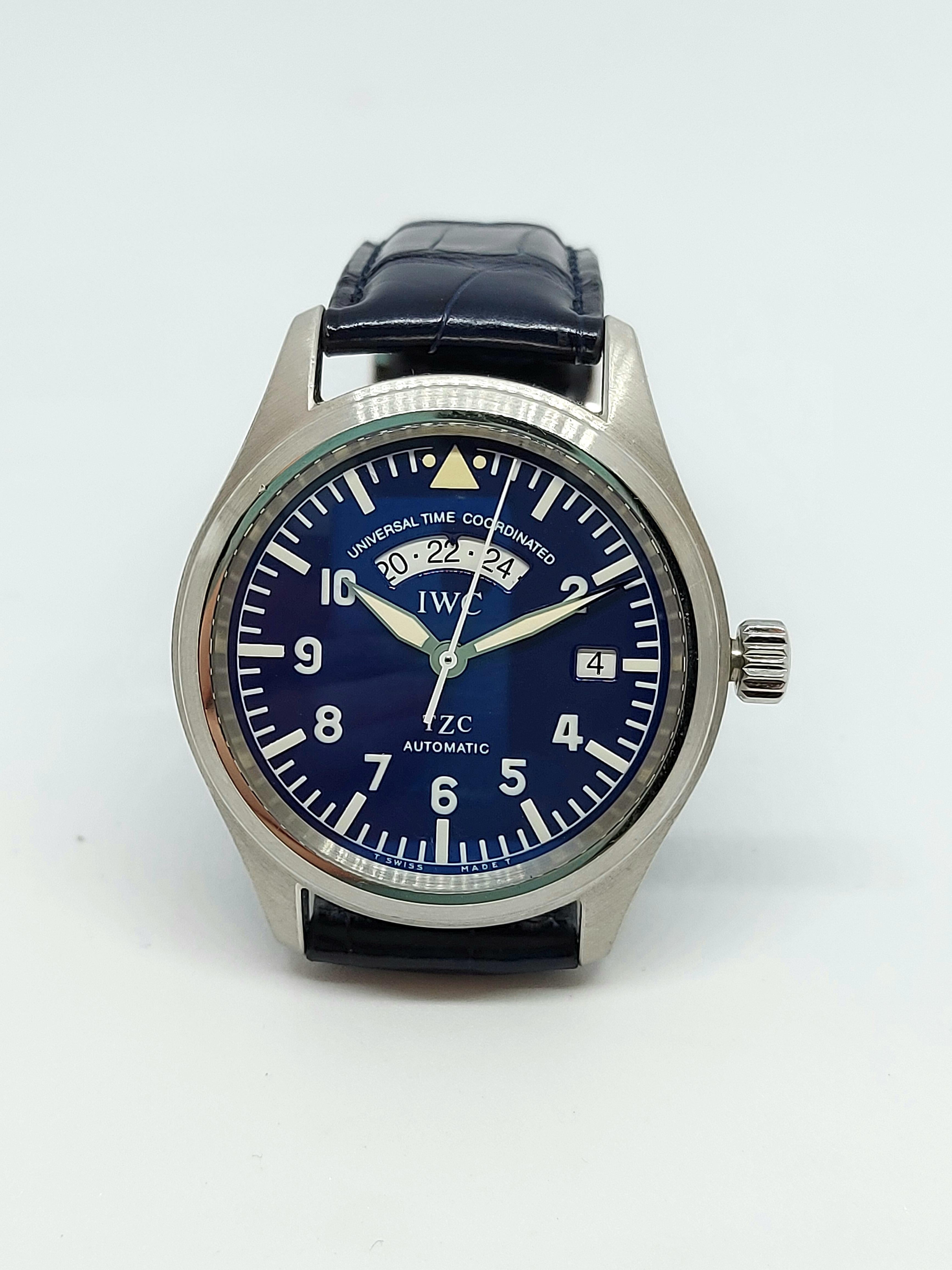 IWC TZC UTC Platinum Limited Edition GMT Fliegeruhr 3251-003 1