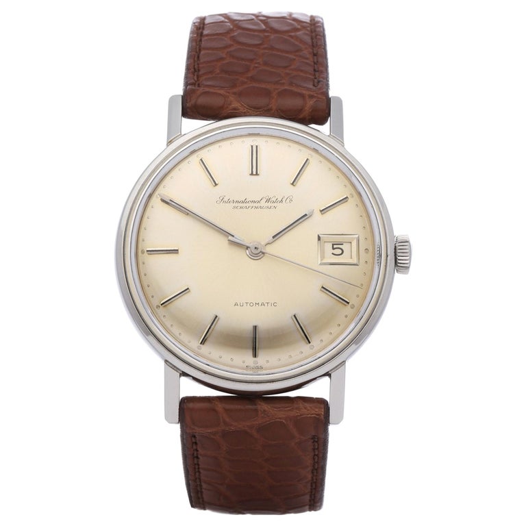 IWC Vintage C.8541 Men Stainless Steel Watch For Sale at 1stDibs