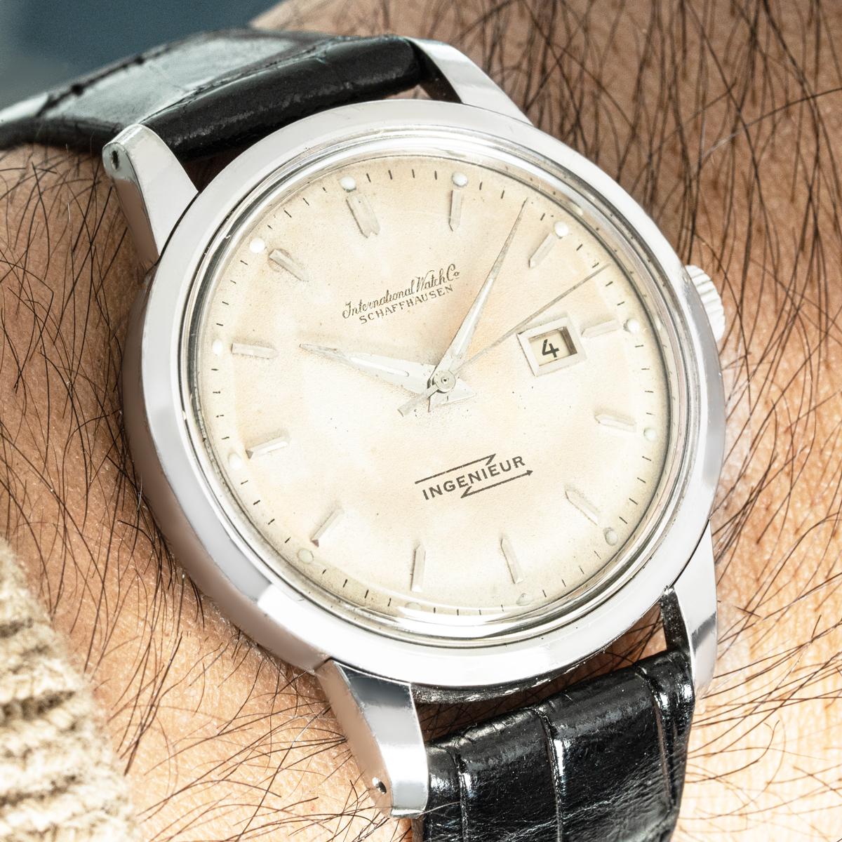 IWC Vintage Ingenieur Anti-Magnetic Acier inoxydable 36mm en vente 4