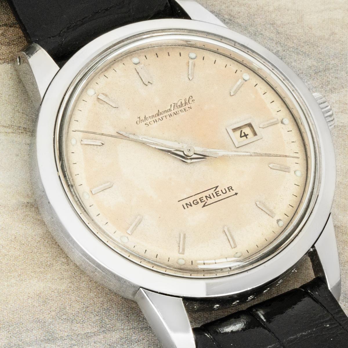 IWC Vintage Ingenieur Anti-Magnetic Acier inoxydable 36mm en vente 5