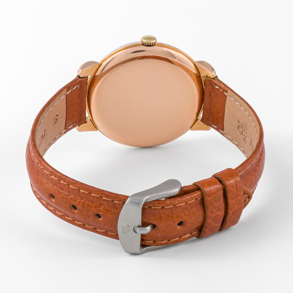 IWC Vintage Rose gold case and Pink dial For Sale 3