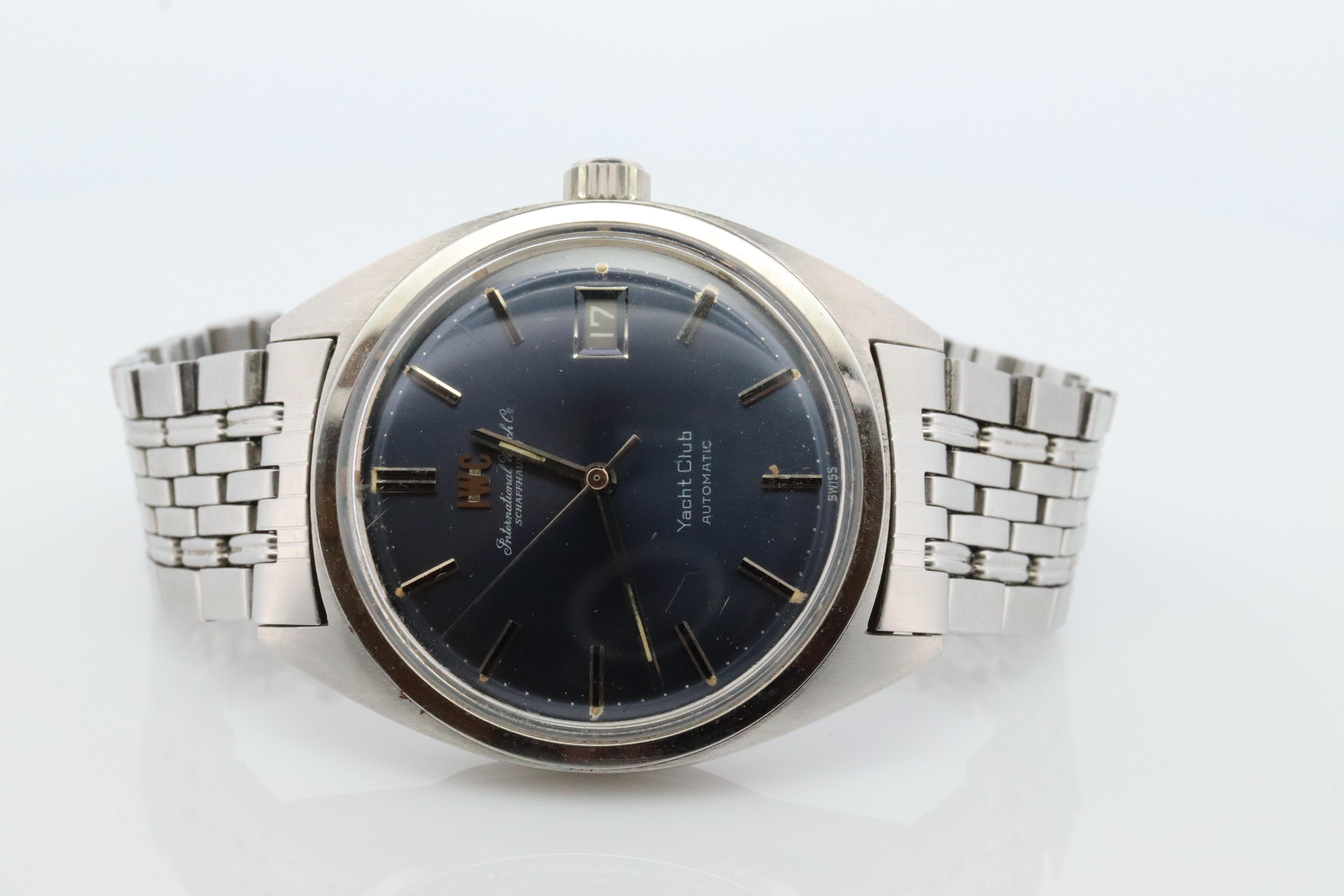 IWC Yacht Club Watch. 1970 International Watch Co Automatic Mens 811 watch. For Sale 3