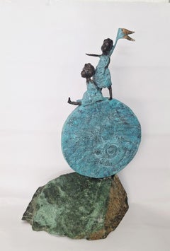 Entdecker. Zeitgenössische Bronzeskulptur, limitierte Auflage