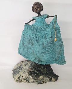 Muecas. Escultura contemporánea de bronce, edición limitada