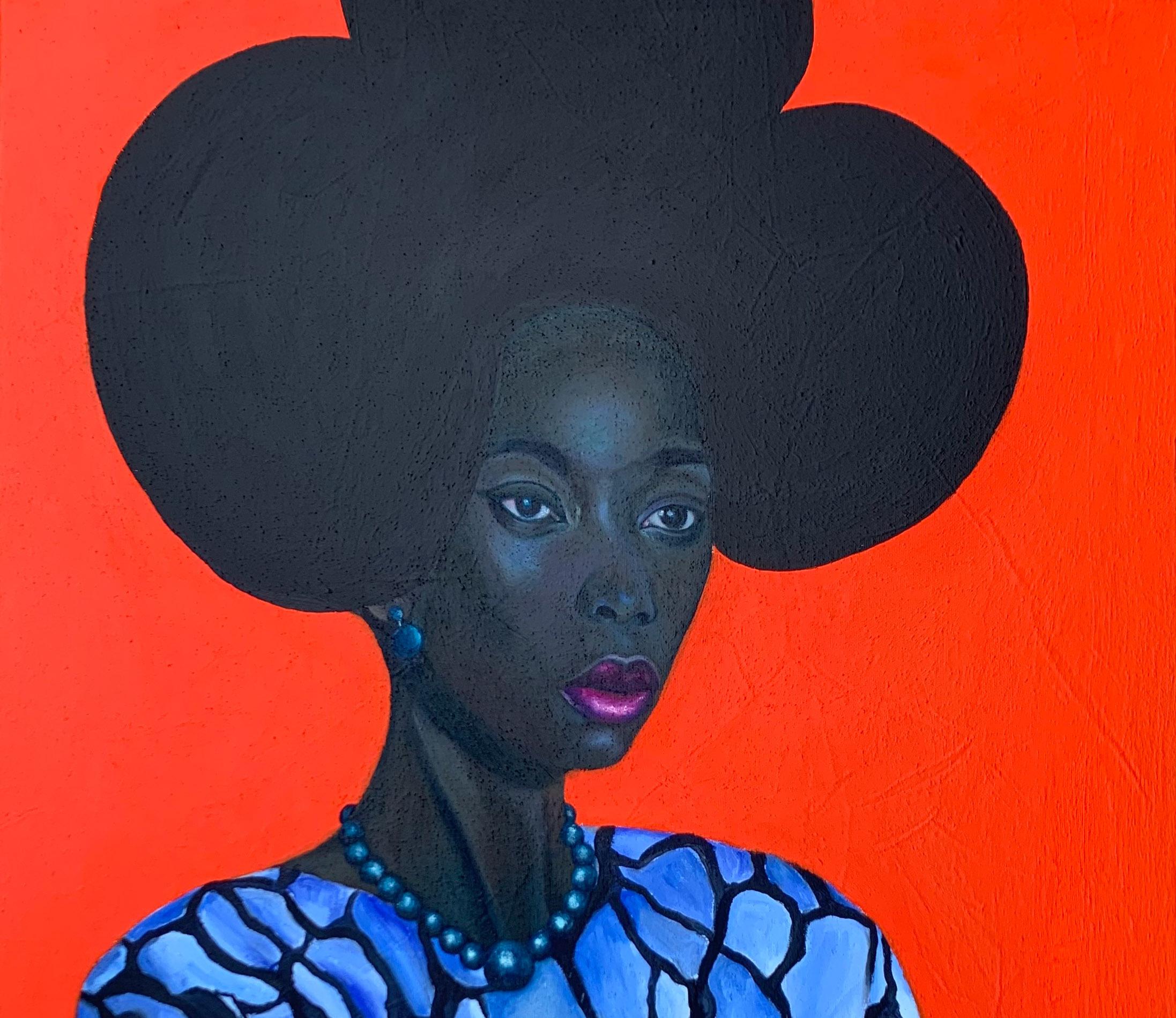 Procedimiento de envío
Envío GRATIS a todo el mundo
Enviado en un tubo bien protegido desde Nigeria
Esta obra es única, no es un grabado ni otro tipo de copia.
Acompañado de Certificado de Autenticidad

De las cenizas surge la belleza, 
Una