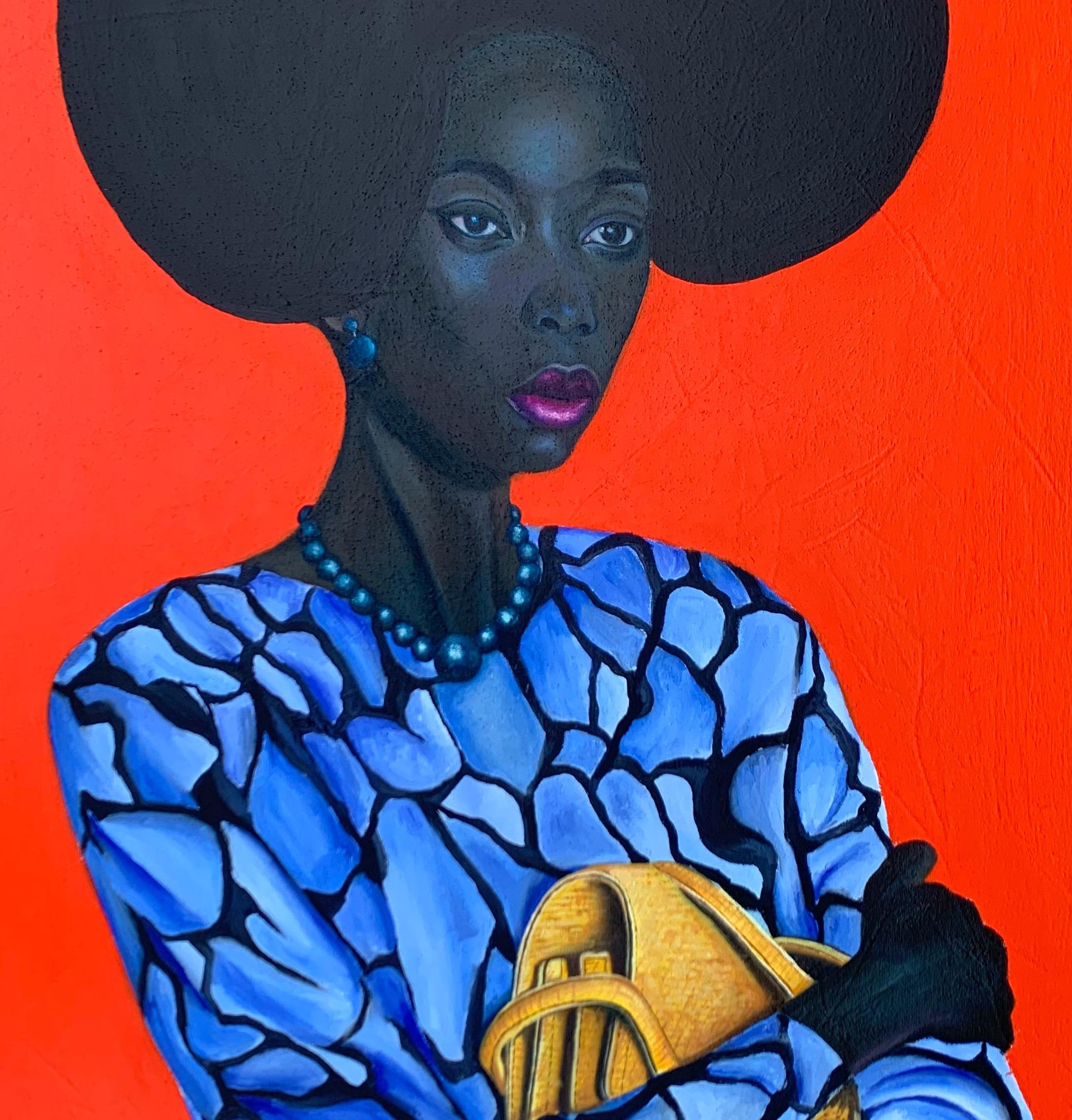 Belleza Por Cenizas -Siglo XXI, Contemporáneo, Retrato Figurativo, Moda Mujer en venta 2