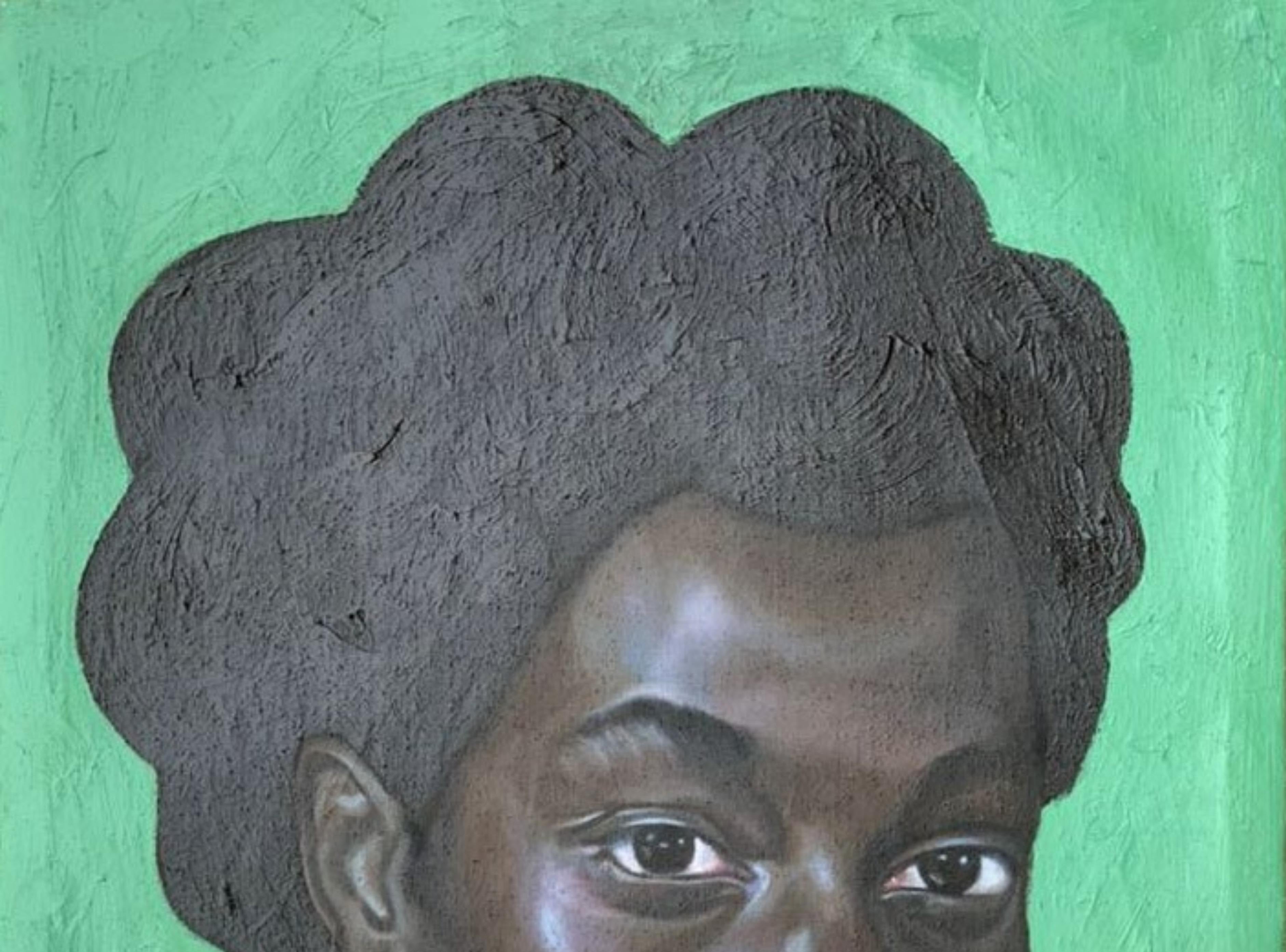Bulb of Africa 3 - Painting by Iyiola Odunayo