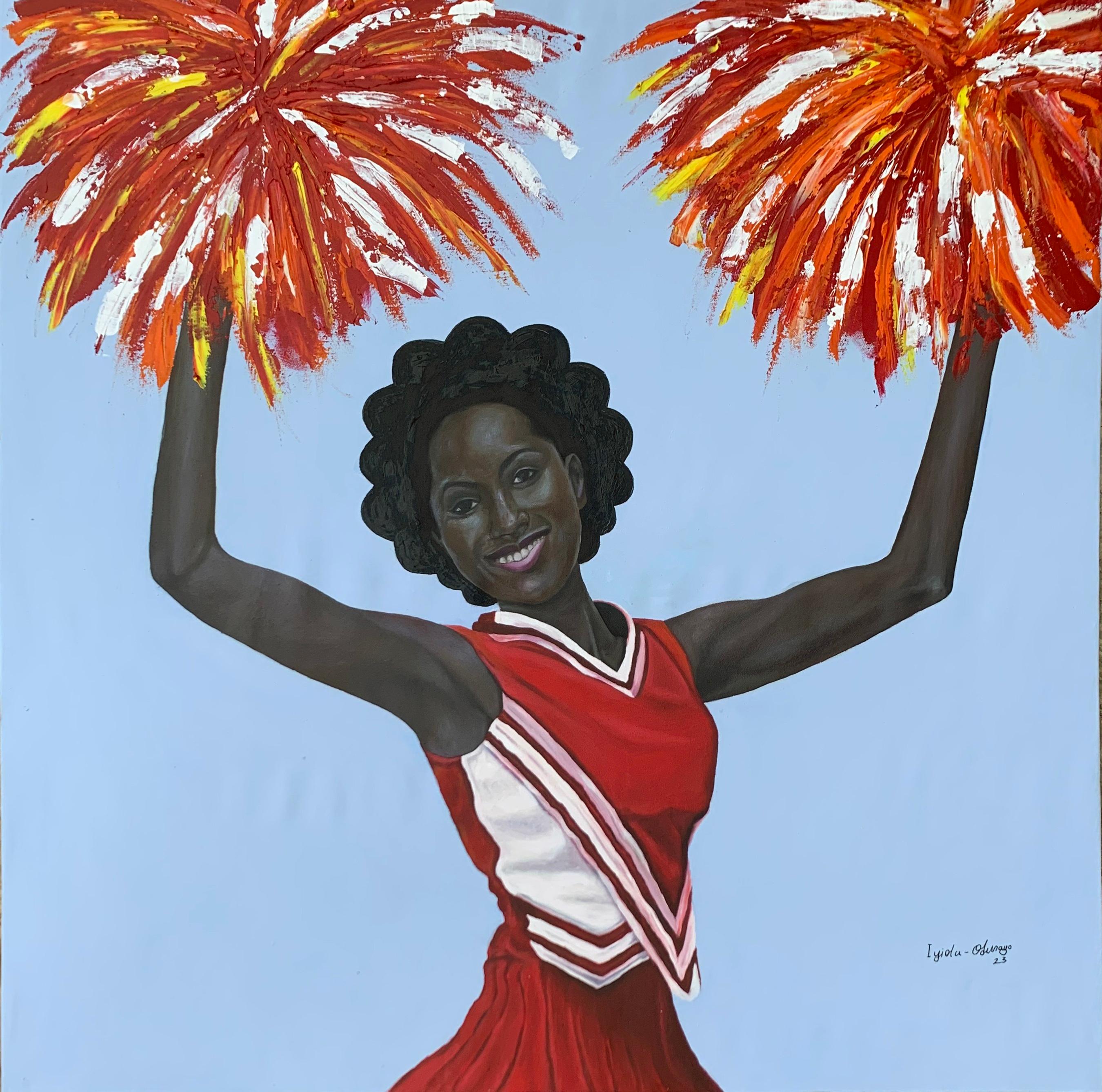 Cheerleader 2 – Mixed Media Art von Iyiola Odunayo