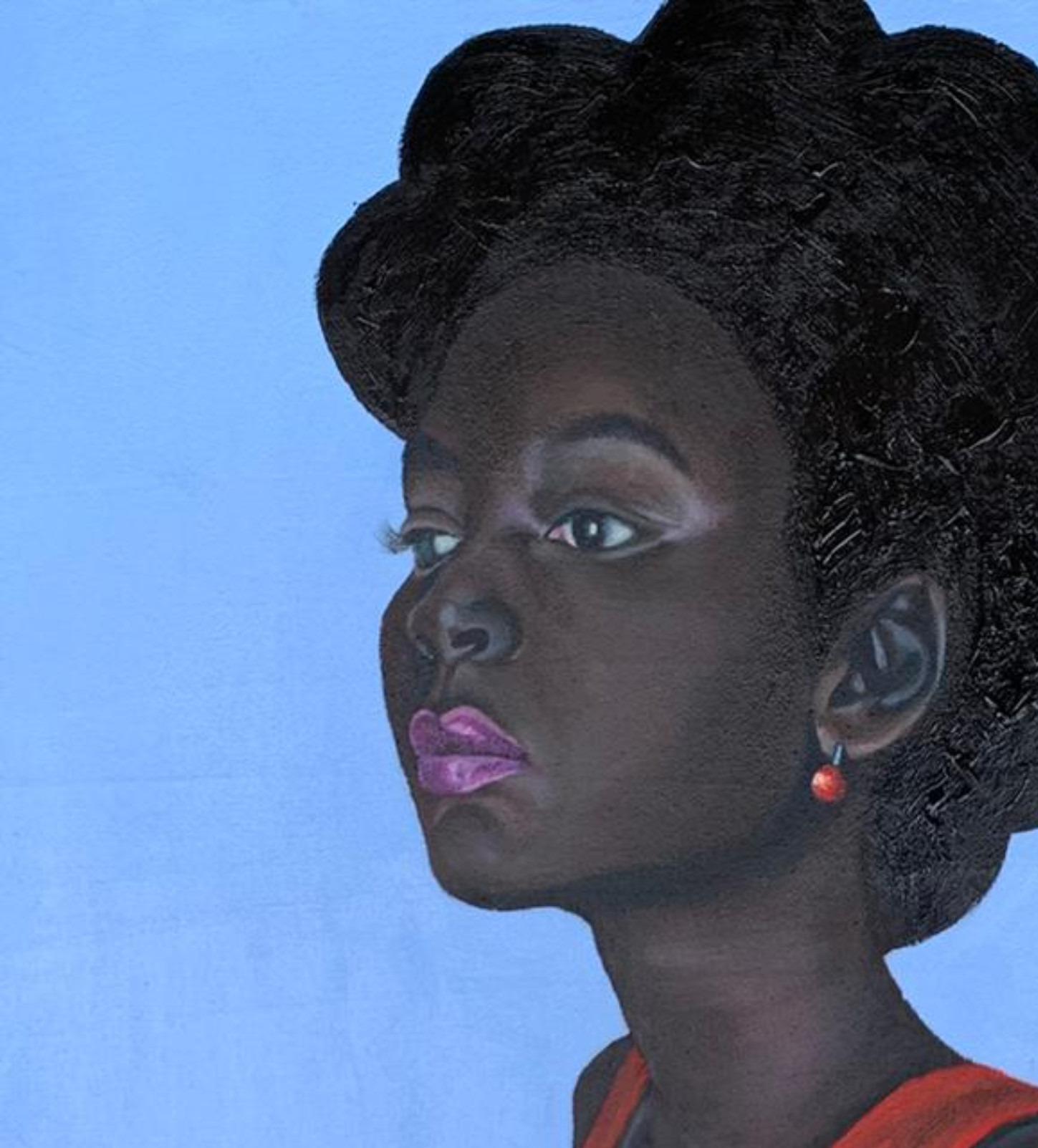 El color de mi piel... ¿Regalo o maldición? - Mixed Media Art Contemporáneo de Iyiola Odunayo