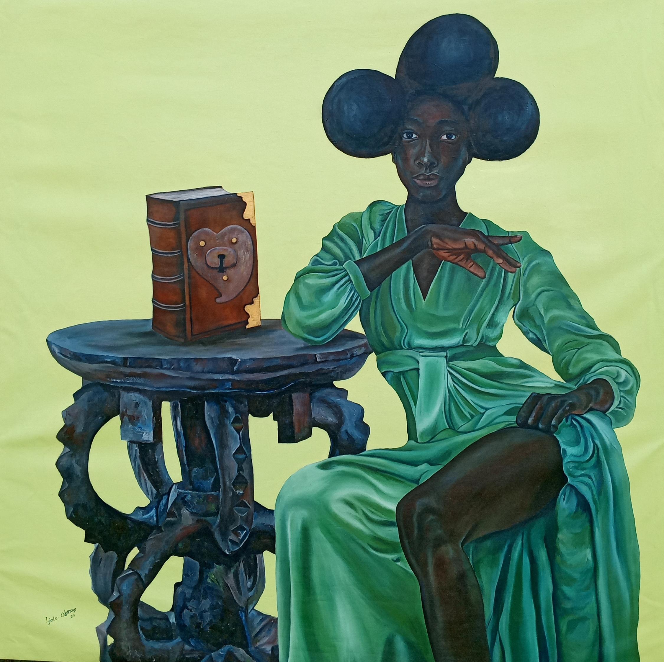 Raíces de la identidad 2 - Mixed Media Art de Iyiola Odunayo