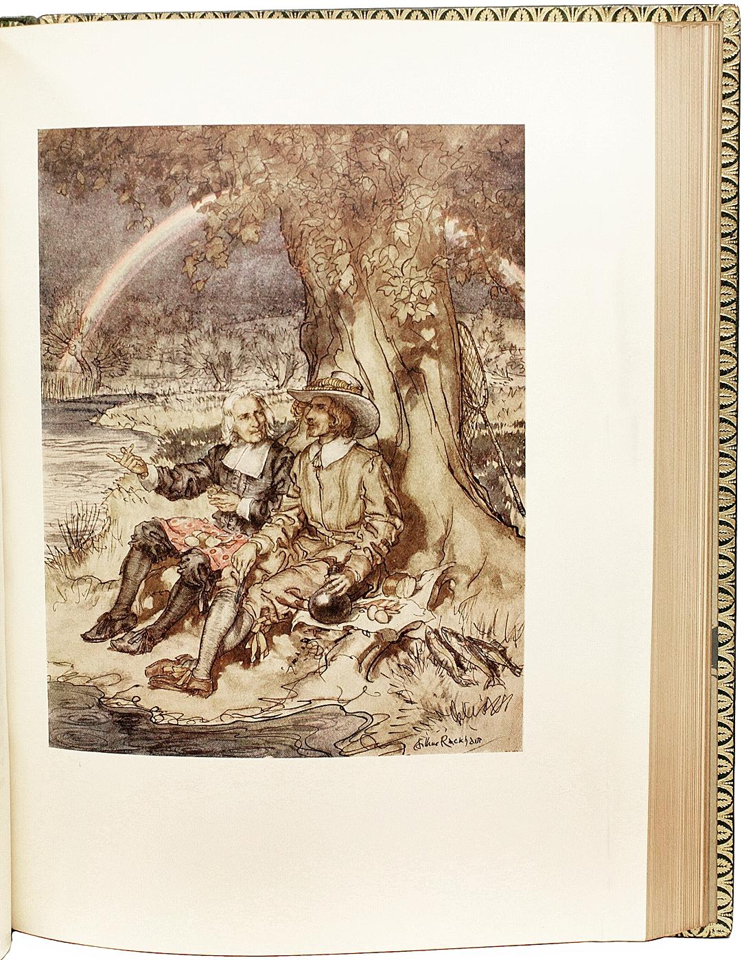 Mid-20th Century Izaak WALTON. The Compleat Angler. Illustrated by Arthur Rackham FIRST TRADE ED For Sale