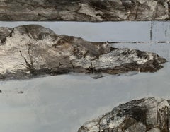 North coast - Contemporary Acrylic Landscape Painting, Waterscape, Polish art