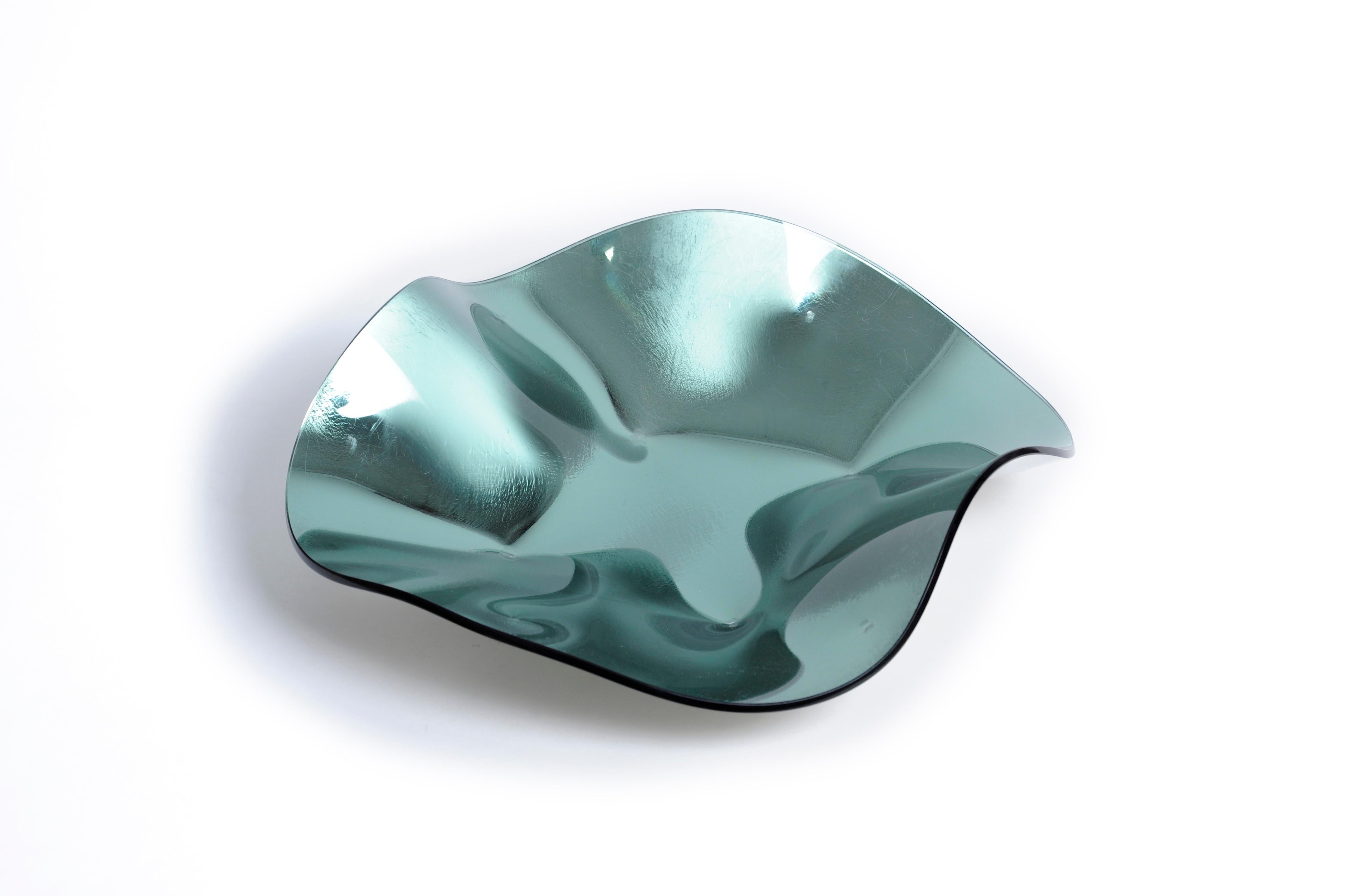 Contemporary Izdatglaz Circle Color Glass Decoration Centerpiece by Orfeo Quagliata For Sale