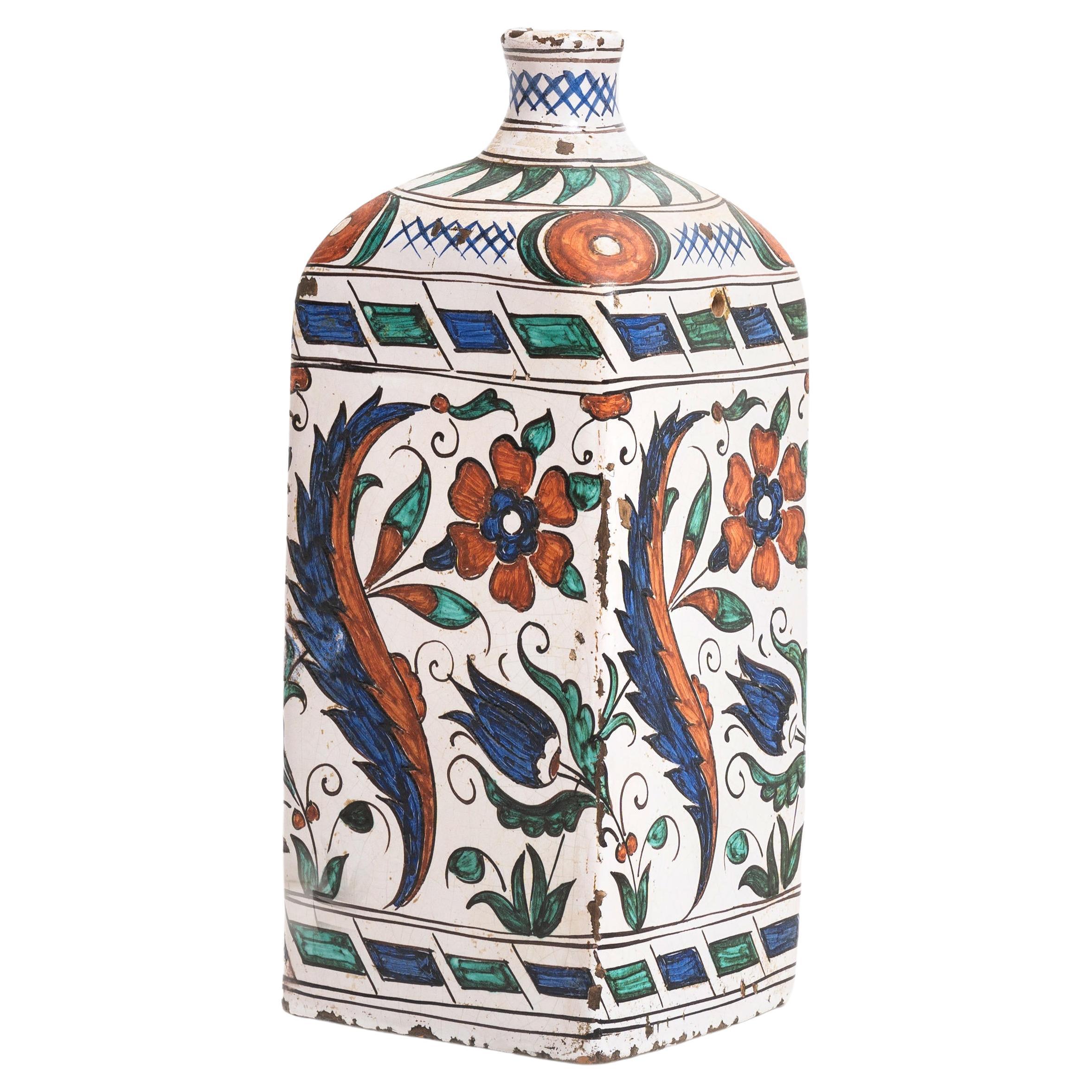 Iznic Vase circa 1840 For Sale