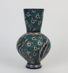 Iznik Style Ceramic Vase by Edmond Lachenal