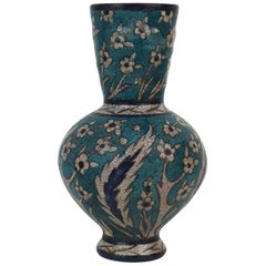 Iznik Style Ceramic Vase by Edmond Lachenal