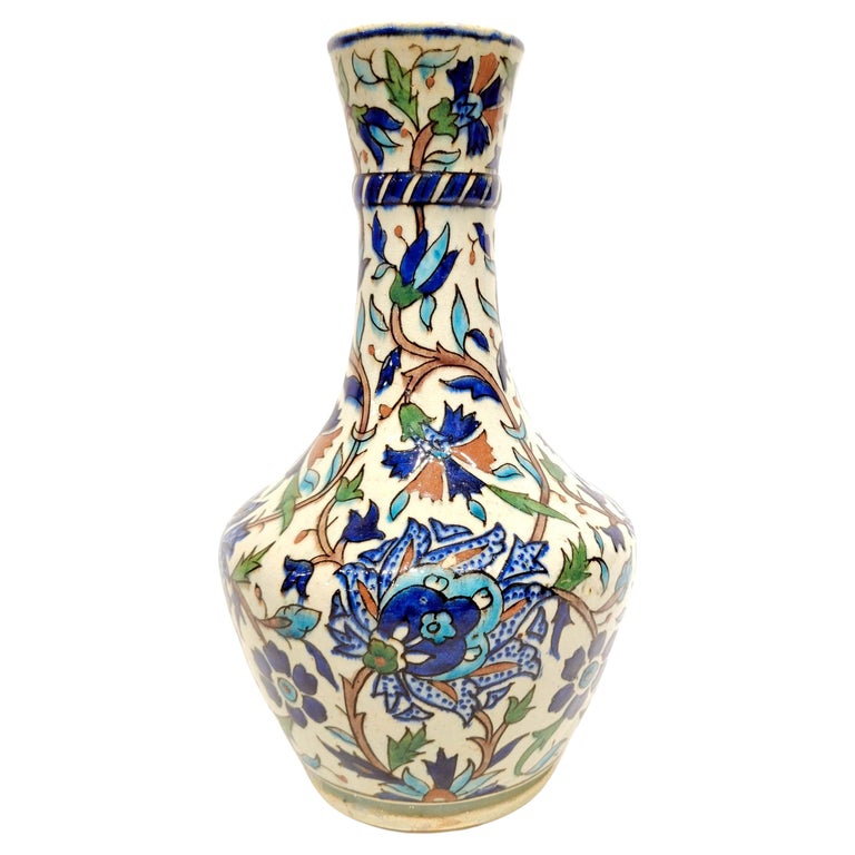 Iznik Vase Ottoman Turkey 19C. For Sale at 1stDibs
